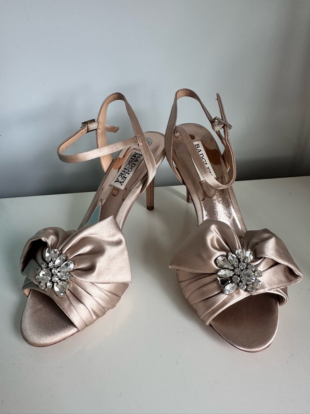Badgley Mischka Samantha Ankle Strap Evening Shoes